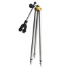 SZMOUNT TP-FP Seco Alligator Clamp, Clip Survey With ball-and-socket head holds Grade, Prism, or GPS Pole Rod TRIPOD