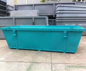 T93 storage metal scrap skip bins cheap recycle garbage bin dumpster for sale