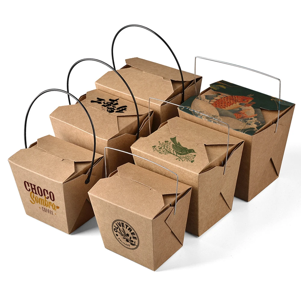 Takeaway paper fast food box design