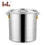 Tall Straight-shaped stainless steel 201 Soup Bucket stock pot with cover deep pot for restaurant cooking