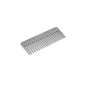 TF--APC 450048 hairdressing massage comb Black flat wide tooth plastic hair top comb