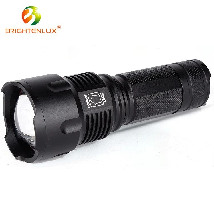 The best choice Black Zoomable rechargeable torch light