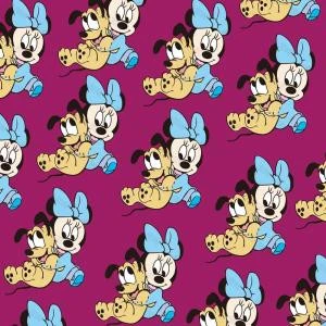 The factory outlet mickey mouse design custom digital printing 95 cotton 5 spandex fabric for garment