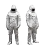 Thermal Radiation Firefighter Uniform Split Fire Proximity Suit Aluminium Foil Firefighting Suit