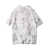 Tie-dye short sleeve T-shirt for men and women summer loose splash-ink print trend T-shirt
