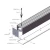 Import TL 75*75A driver inside Aluminum and pc diffuser extrusion aluminum led profile for strips from China