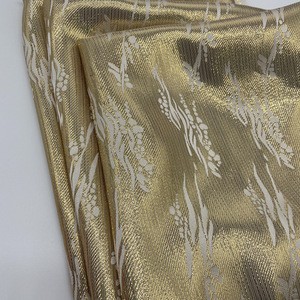 Top grade metallic fabric silk lurex jacquard