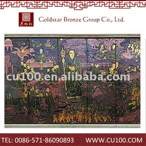 Top quality China supply antique copper and brass wall art