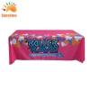 Top Quality Exhibition Full Color 8ft Rectangular Table Cloth For Event advertising