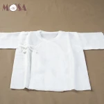 Top Quality Newborn Baby Gauze Underwear Top Made of Pure Cotton Gauze Infant Underwear White Japanese Style