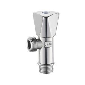 Traditional design polish brass body cold water angle valve for bathroom toliet