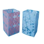 Transparent glass clear acrylic shoe display flower box tissue box