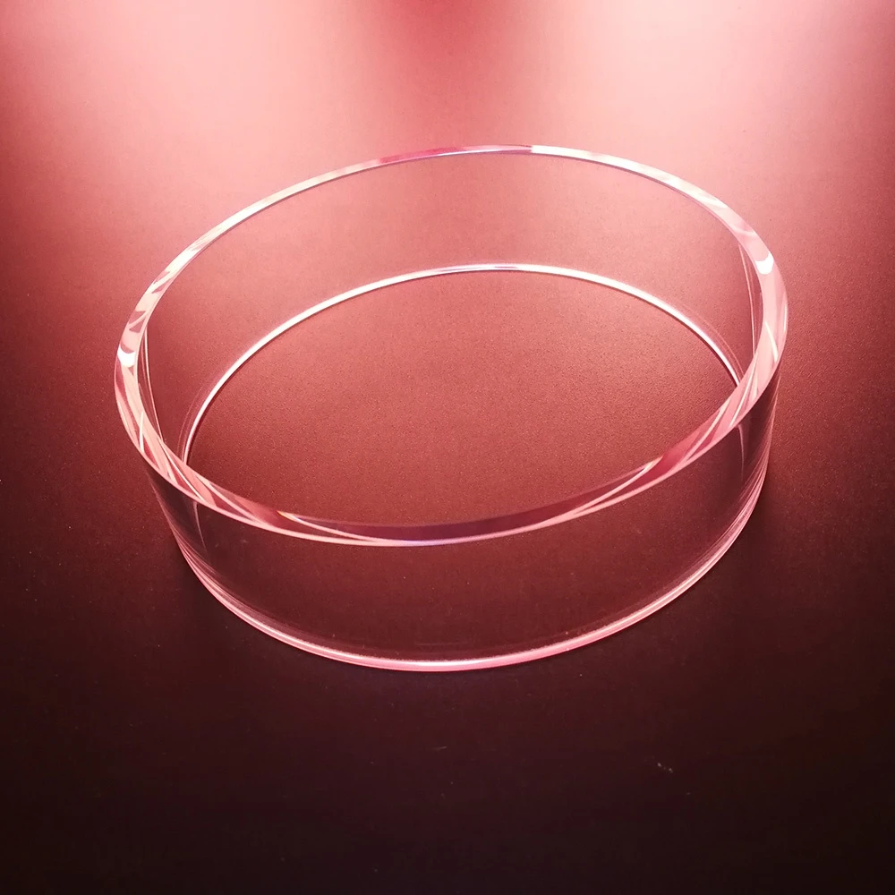 Transparent High Temperature  Resistance Polished flange Quartz Rings Clear Glass Fused Silica Tube