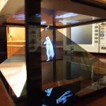 Transparent Rear Projection Film/Clear Film/Transparent screen/3D Holographic Rear Projection Screen Film for Window store