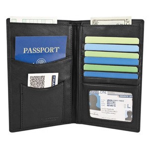 Travelon SafeID Classic Executive Organizer Passport &amp; ID Travel Holder, Black