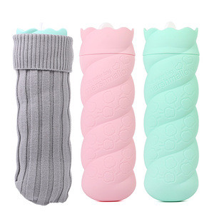 Trending Products 2018  Customized Rubber Portable Hot Water Bottle Cover Wholesale from China