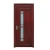 Import trendy style New PVC main timber flush glass door design wholesale from China
