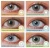 Import Tri Natural Color Ocean Eye Contact Lenses With Power from China