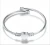 Import Tricolor stainless steel wire braid bracelet cable titanium steel heart bracelet from China