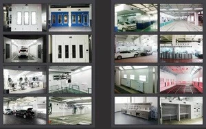 UE-Econ  automotive  Spray Paint booth room oven certification Spray booths for sale price spray bake paint booth