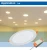 Import Ultra Slim Round LED Panel Light 12W 80Lm/W AC85-265V 2-Year Warranty CE RoHS from China