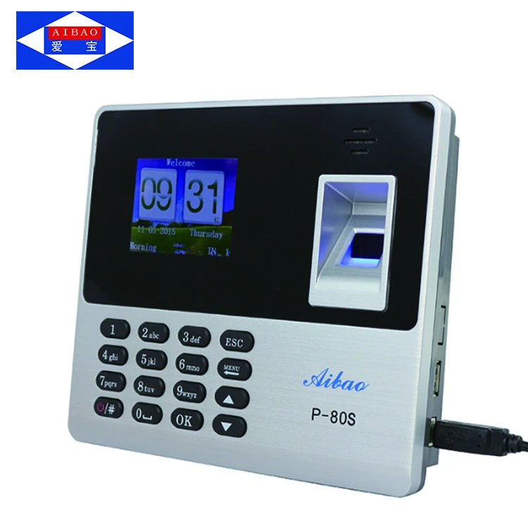 USB 1024PCS biometric fingerprint scanner time attendance system/fingerprint time attendance machine