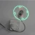 Import USB Mini Flexible Time LED Clock Fan With LED light from China