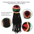 Import VAST wholesale women rasta knitted beret hats with dreadlock men fashion hats party christmas hats drop shipping from Hong Kong