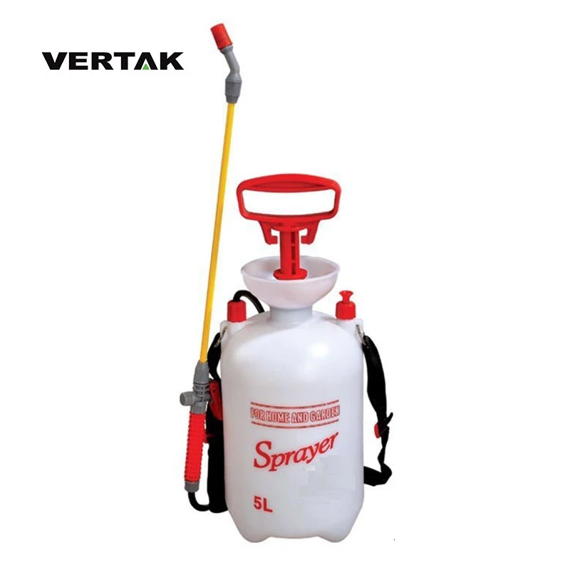 VERTAK Wholesale prices , 5L knapsack high pressure with nozzle,backpack pump sprayer for garden and agricultural