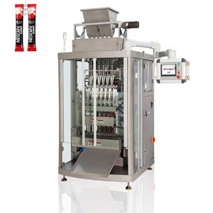 vertical multi line 6 lanes stick coffee powder packing machine for  coconut powder