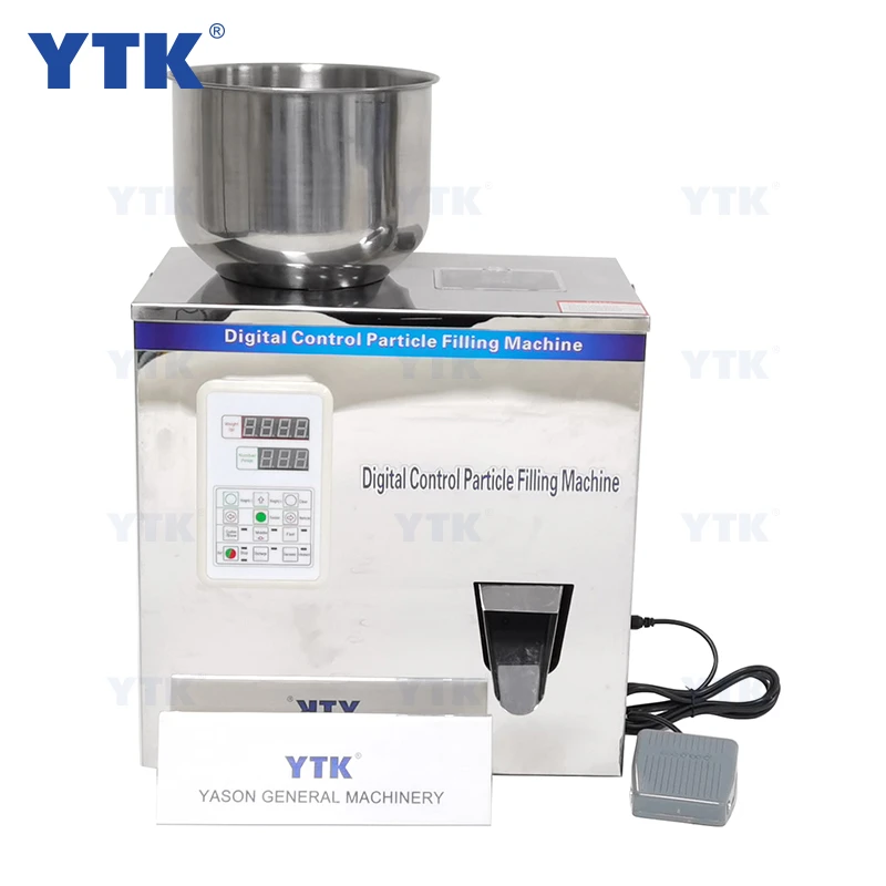 Vibration Coffer Bean Tea Bag Sachet filling machine automatic weighing dry powder filling machine 200g
