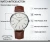 vintage leather strap watch custom logo watches relojes hombre watches men wrist