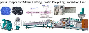 Waste PA ABS EVA Plastic Recycling Granulator