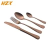 Wedding Gifts Copper Flatware Set / Copper Cutlery Stainless Steel Rose Gold Cutlery