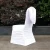wedding Swag Back Elegant White Back Ruffled spandex chair cover
