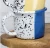 Import White Enamel ceramic Cup two -tone glazed enamel Coffee  Mug from China