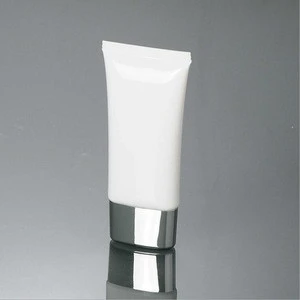 White plastic 100g hand cream packaging soft tubes with flip cap