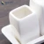 Import White Porcelain Salt and Pepper Shaker Toothpick Holder Sets Ceramic Toothpick Bottle from China