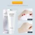Import White Texture Organic Moisturizing Facial Wash Whitening Aloe Vera Exfoliating Cream Cleanser from China