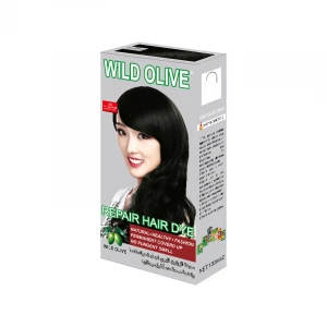 Wholesale Best Quality Manufacturer Non Allergic Hair Dye Lasting Black Hair Dye Shampoo Easy To Operate Temporary Hair Dye