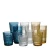 Import Wholesale Cheap Color Pressed Glass Highball Engraved Elegant Juice Glass Tumbler Glass from China