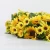wholesale cheap luxury yellow 50cm sunflower decorative flowers wreaths