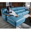 Wholesale Cheapest Nordic style Modern L Shaped Comfortable Leather Fabric Living Room Sofa Set Furniture