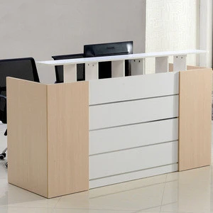 wholesale commercial mdf plywood reception front desk counter supplies