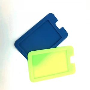 Wholesale credit ID card holder name card holder in silicone material