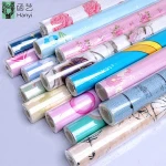 Wholesale custom self adhesive contact paper rolls pvc vinyl decorative film