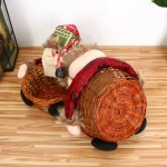 Wholesale Cute Christmas Candy Basket Christmas Table Decorations Christmas Storage Basket