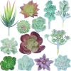 Wholesale Flower arrangement accessories green plant mini artificial succulent plants