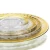 Import Wholesale Gold Glass Charger Plates Crystal Wedding Plates from China