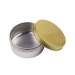 Wholesale High Quality 30g 50g 100g Screw Top Metal Containers Aluminum Cosmetic Jar